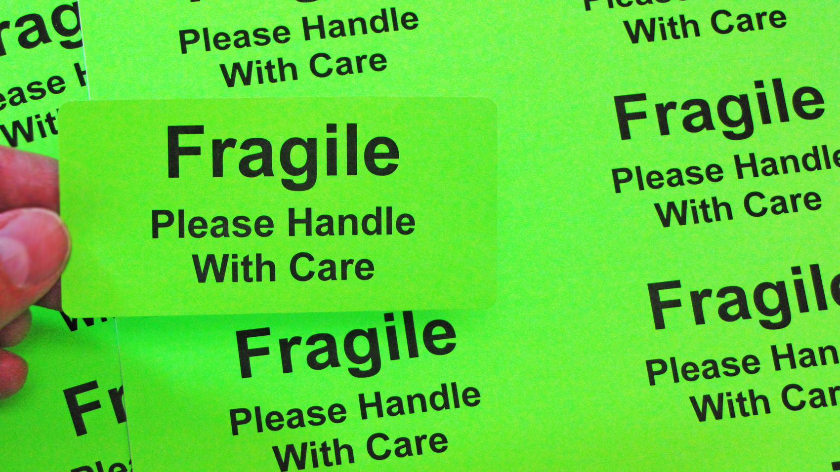 Fragile Stickers and Labels FragileGR4020 ProfessionalLabel.com